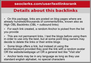 give you 200 x dofollow Link + Bonus
