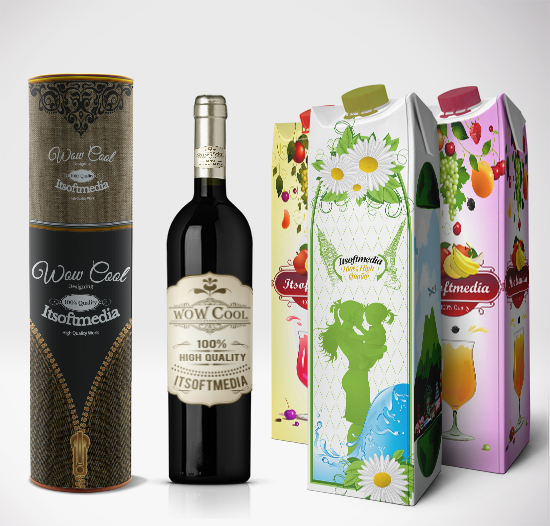 Design product label and packaging