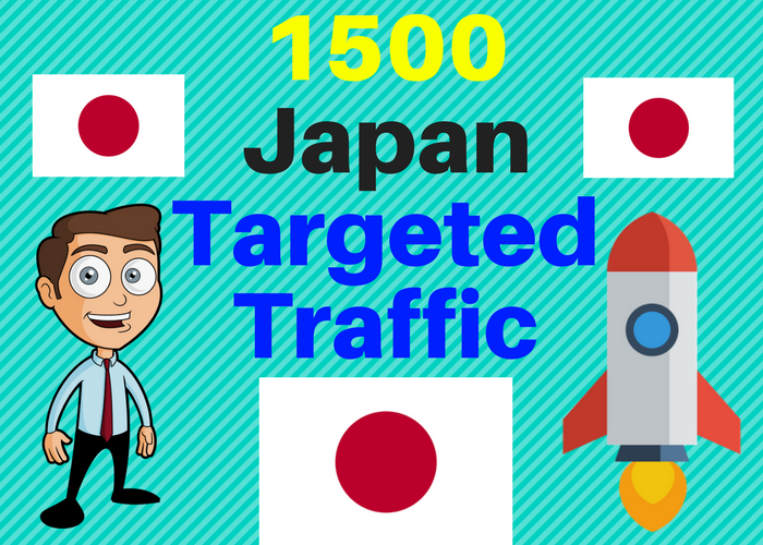 1500 Japan TARGETED traffic to your web or blog site. Get Adsense safe and get Good Alexa rank