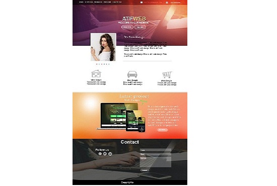 Create modern and unique website