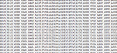 Provide 50k U.S.A database