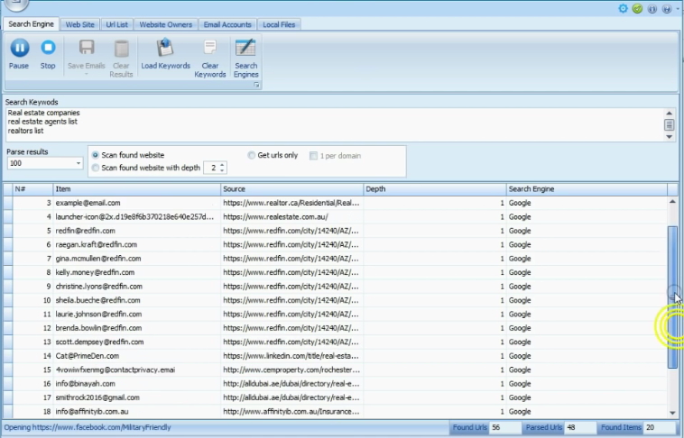 give 100,000 worldwide email lists 