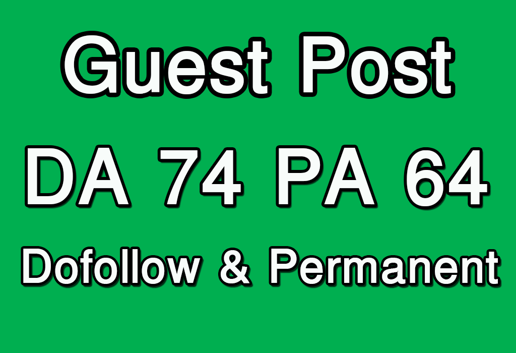 Publish Guest Post on High DA PA and TF CF website. 