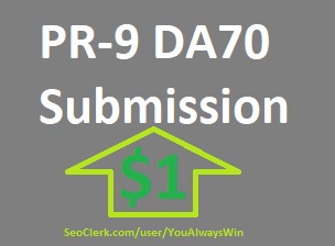3 pr-9 DA Domain Authority 70+ Submission High PA DA Sites and Rank Higher on Search Engines