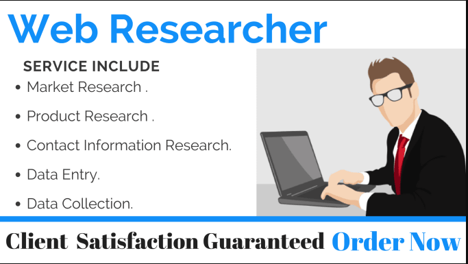 I would like to Web Research and Copy Data Paste  for you.