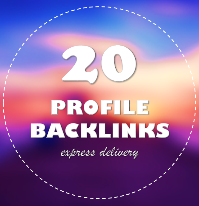 Manual PR9 20 Autority Profile Backlinks Plus 50 WEB2.0 Backlinks as TIER 2 to Rank Effectively