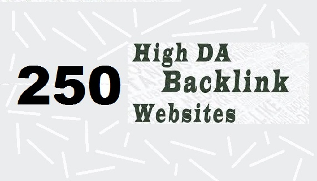Create 250 high DA contextual backlinks