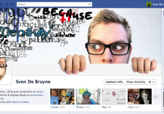 design attractive facebook or twitter or google plus background