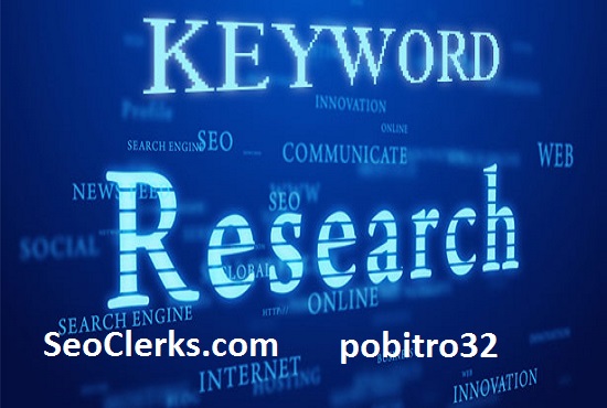 Research high search volume and low competition keywo...