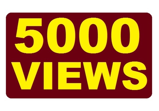 give you SAFEST 5000 YouTube views + Spread to 3 Days ..!!!!