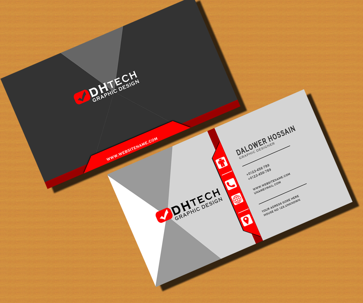 create a professional business card