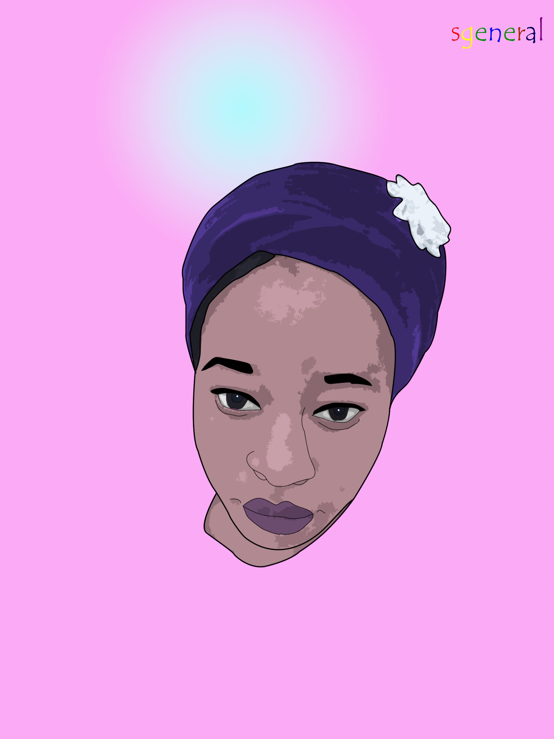 Draw a vector portrait