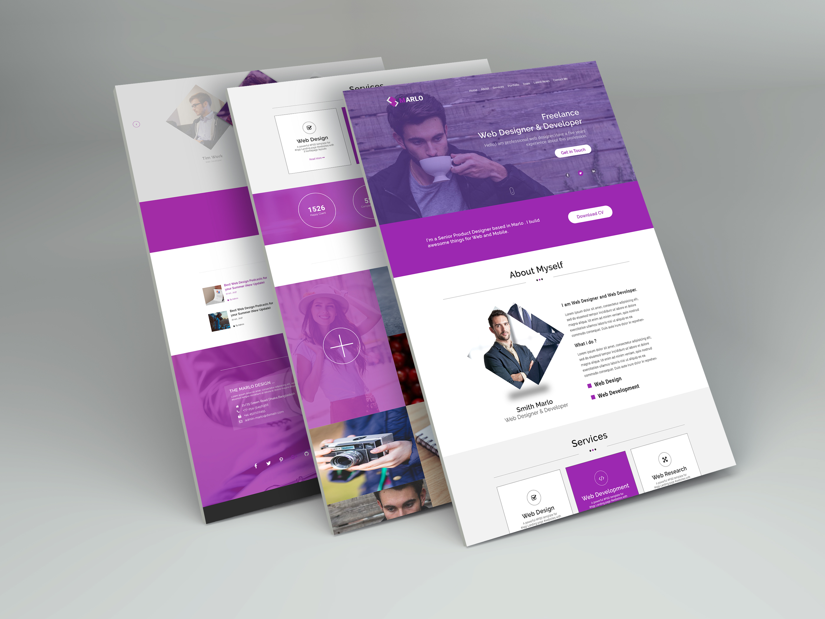 Portfolio and Business Webpage Design 