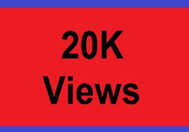 give you guaranteed 20,000+ fast youtube views .....