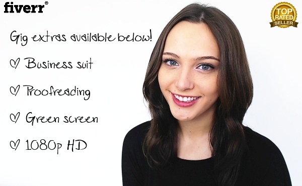 be your video spokesperson in HD..@