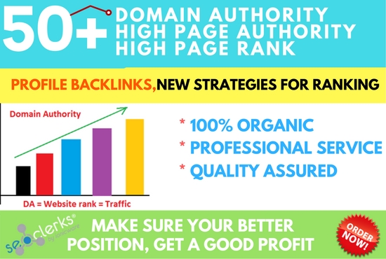 I can Create 30 High DA profile backlinks for your we...