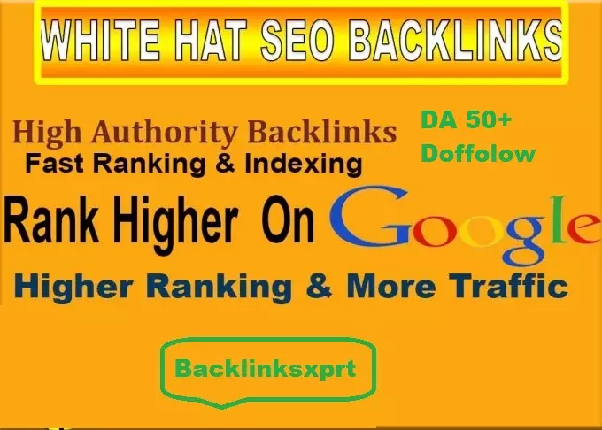 Rank your site with da 50 plus dofollow backlinks