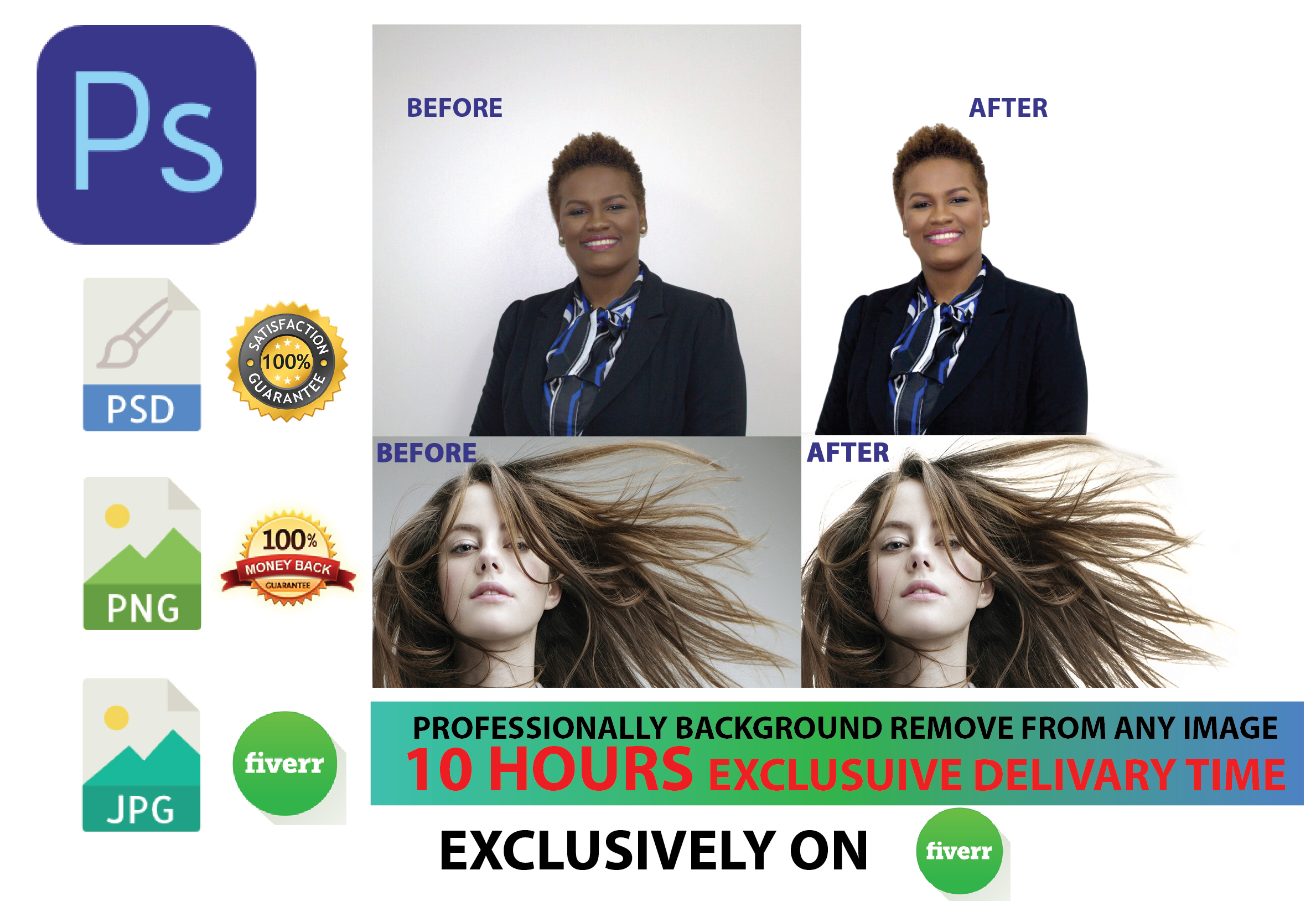 Remove Background 15 Images Professionally Within 10 Hours
