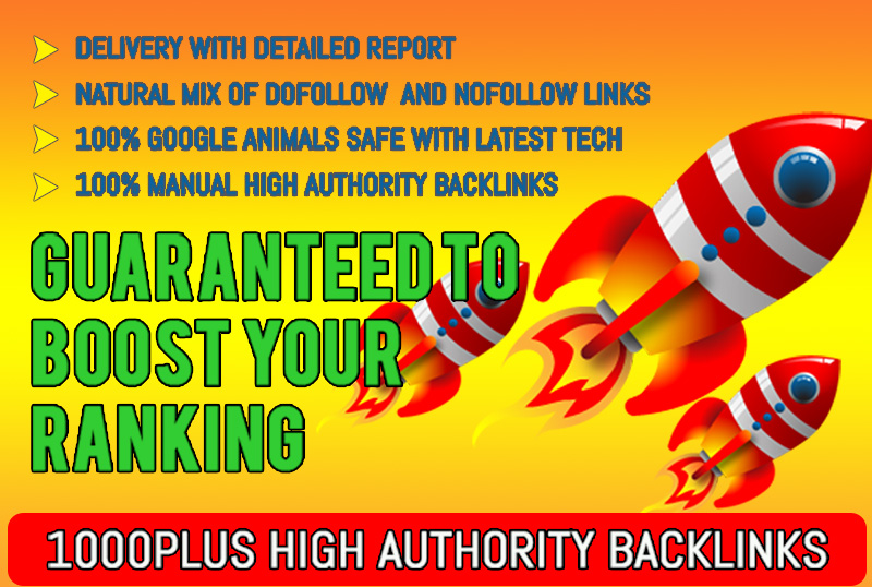  Boost Your Ranking To Google 1st Page With SUPREME SEO Package - 1,300 Backlinks