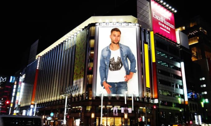 photo or logo on 35 BILLBOARDS city posters