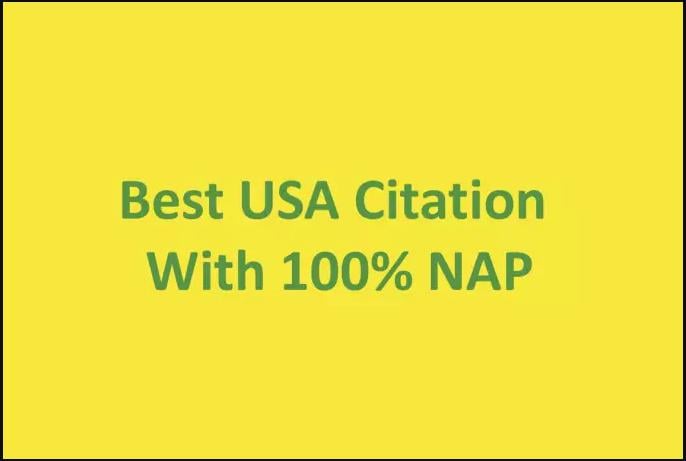 I can do 100  USA local citation for your business