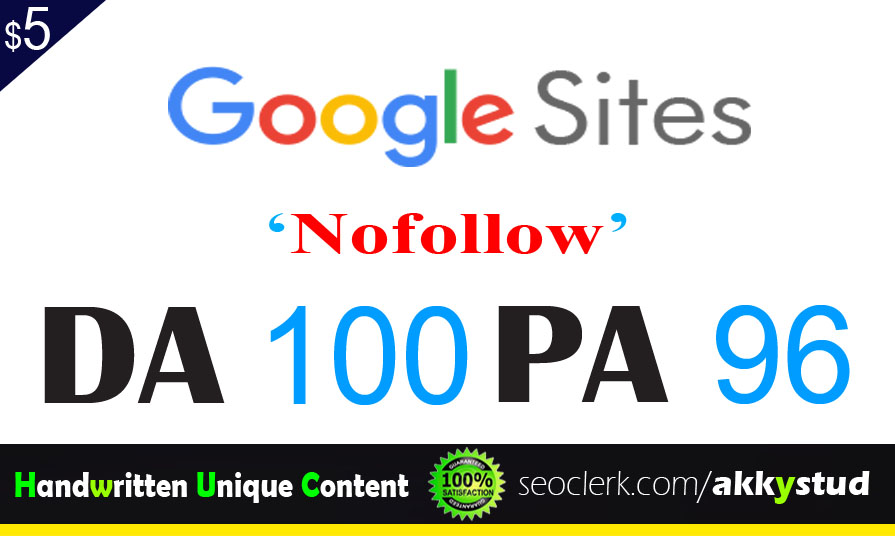 I will publish UNIQUE guest post on "Sites.google" DA-100