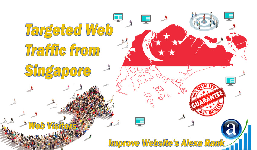 Singaporean web visitors real targeted Organic web traffic from Singapore