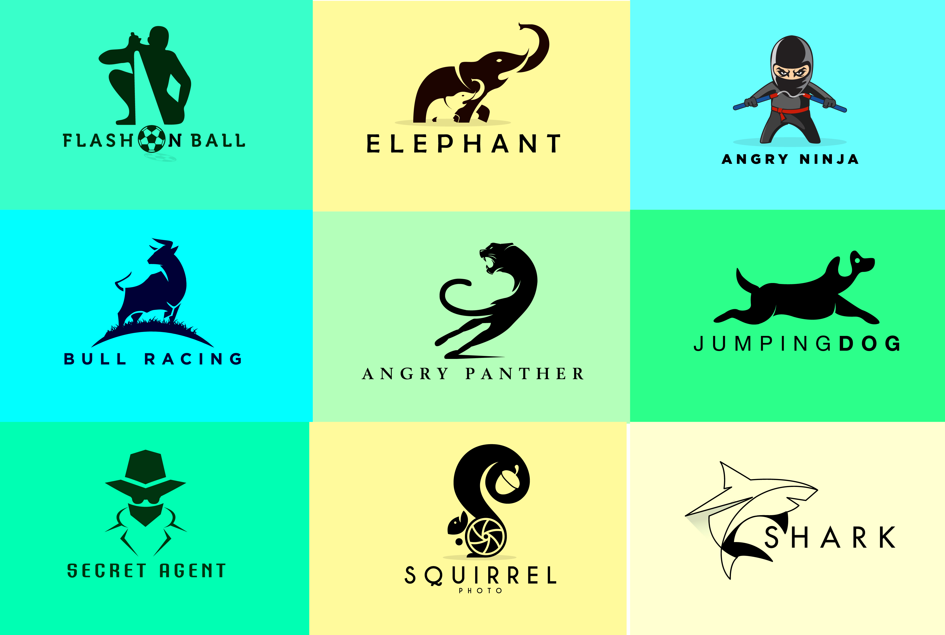 Minimal Logo Design with free vector files