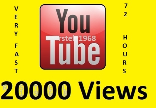 give you 20000 youtube views, 30+ likes, 50+subscribers~~!!