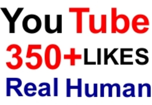 give you 350+ Guaranteed YouTube Likes [Real human] to your [NEW] video~~!!