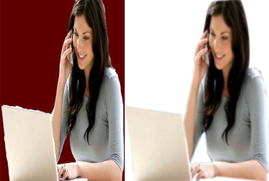 Do 5 image background remove and crop