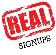 give you 125 REAL singups on any website