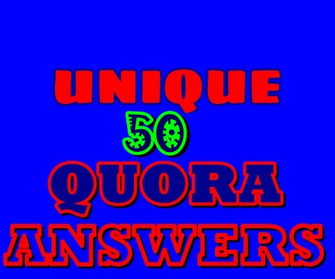 High Quality 50 Quora Answers For Backlink 