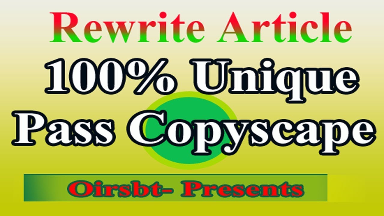 Article  Rewriting  within  24 hour