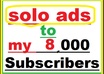 do SOLo Ads and Email Ads to Over 204 000 USA RESPONSiVE SafeList Members in lM Niche..!!!!!