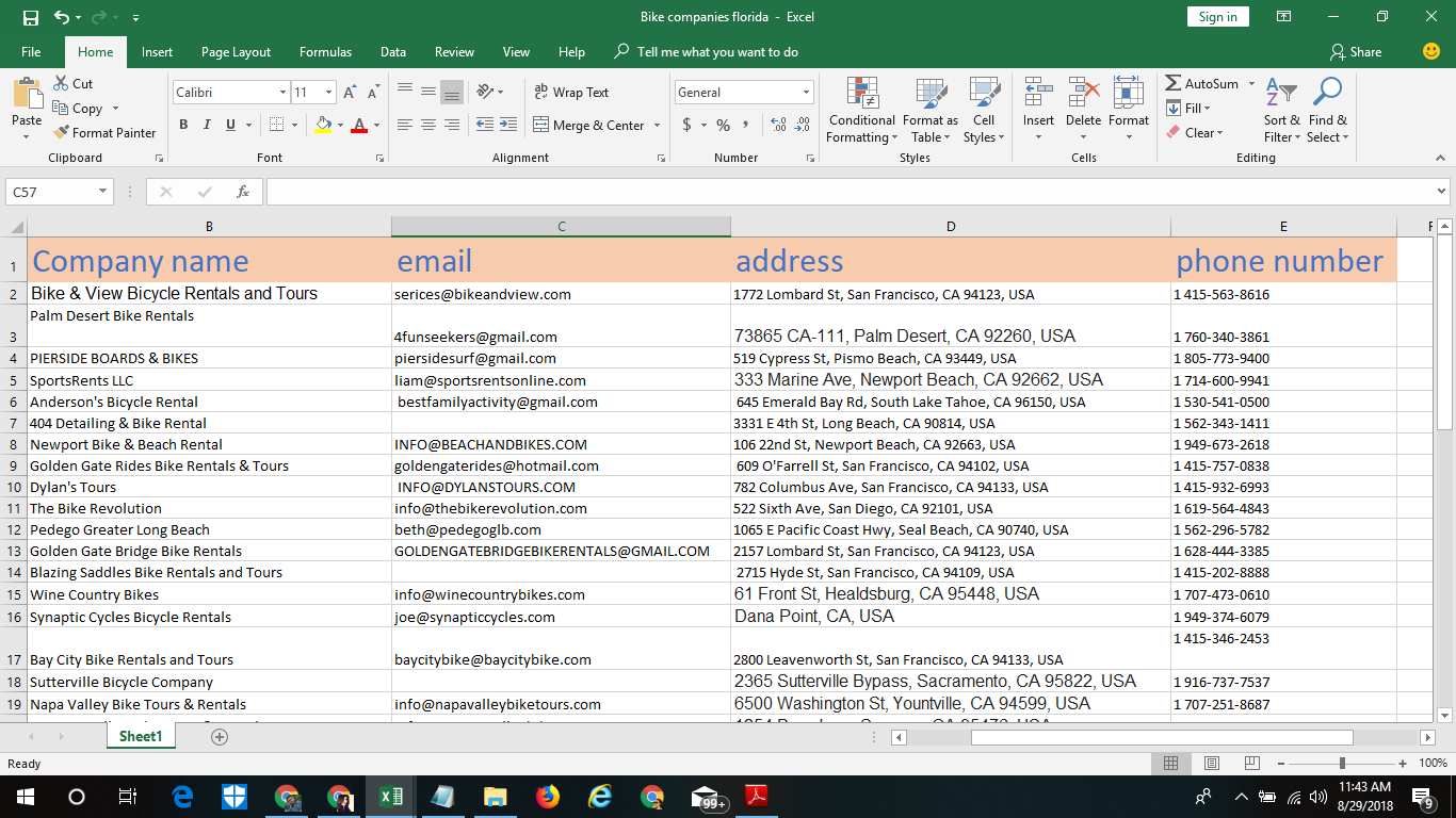  B2B lead generation collect