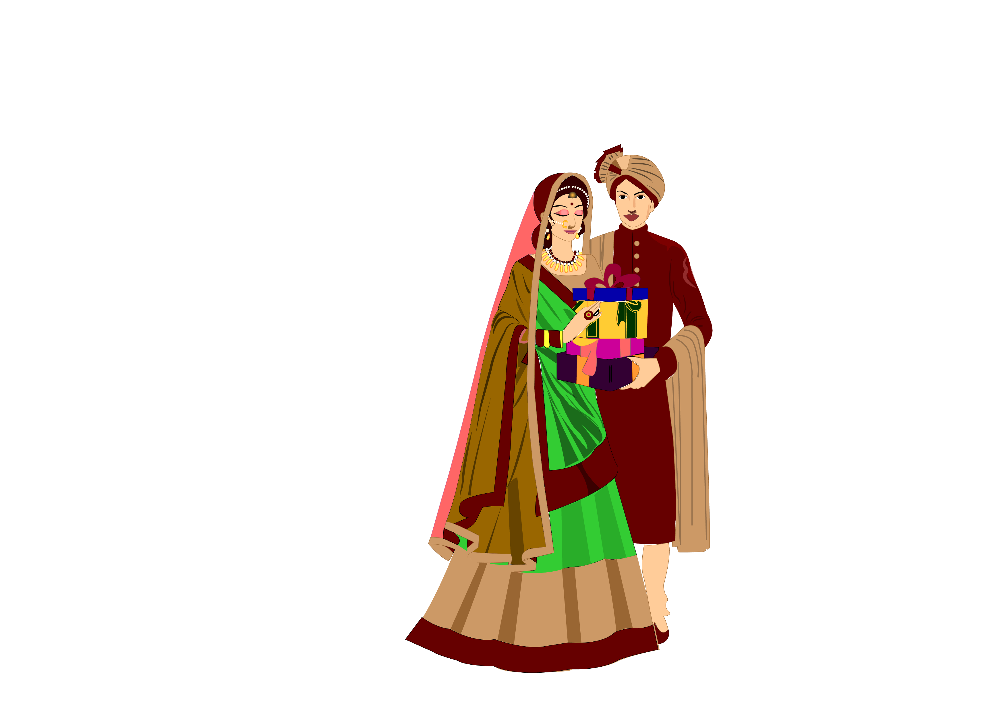 Illustrator and cartoon characters