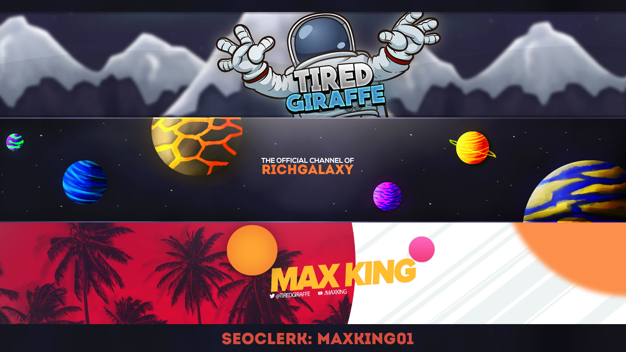 YouTube Banner & Logo - Custom Graphics