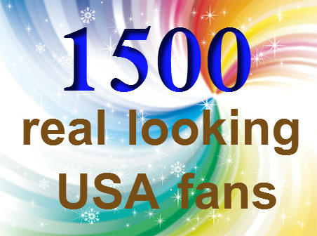 SPECIALLY add 1500+ Real Looking Facebook likes to make your fan page look supercool by so many Facebook fans