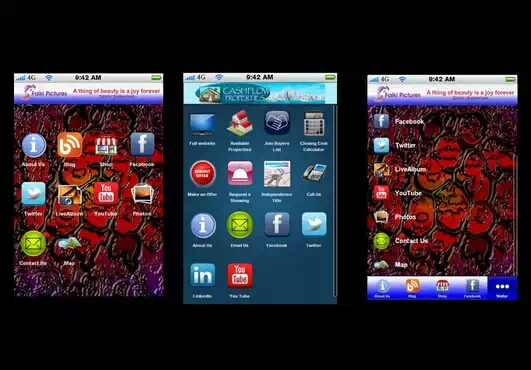 create a mobile phone app for your users compatible with Android, iPhone, iPad and more......