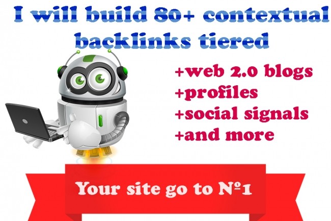 I will Build 3000 Contextual Backlinks Tiered