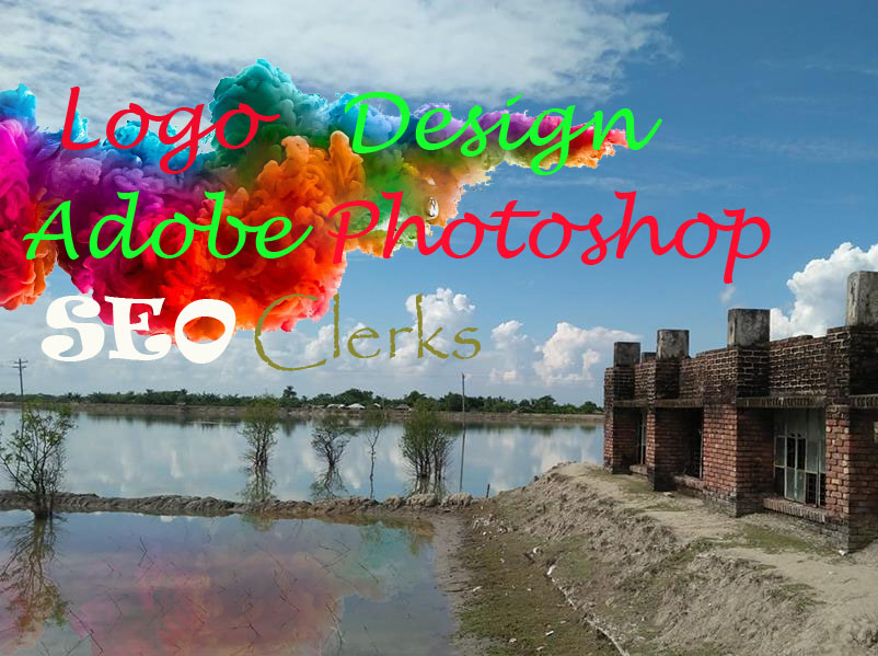 Logo design, adobe Photoshop. 