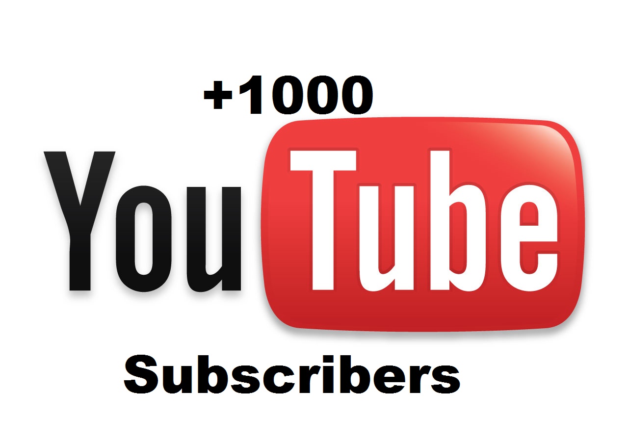 give you 1000 real subscribers to your YouTube channel without passwords