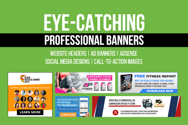 design awesome social media cover or website banner