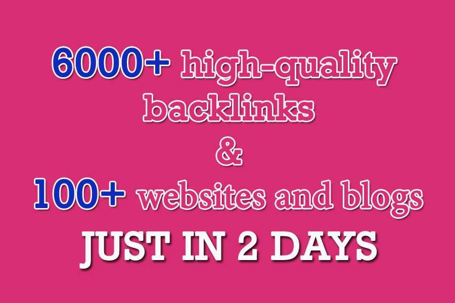 submit your website or blog link to over 9,000 high quality backlinks
