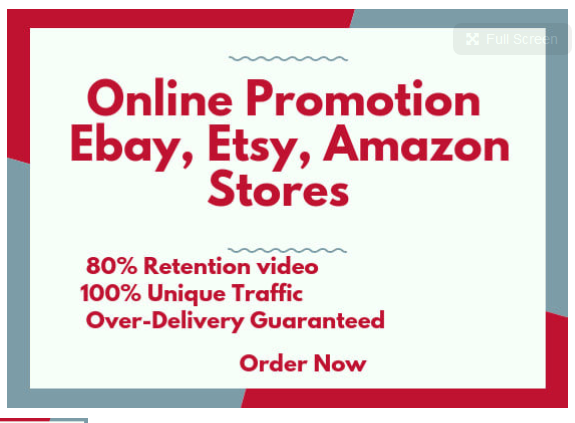 assist in online promotion for ebay, etsy, amazon s...