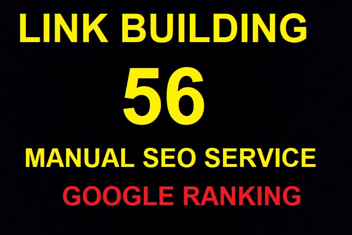 do 56 SEO backlinks,link building for google ranking 