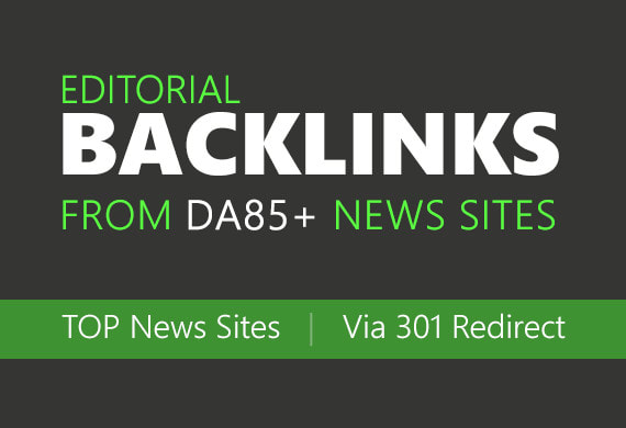 build high authority backlinks from top news sites via 301 redirect, high da SEO 