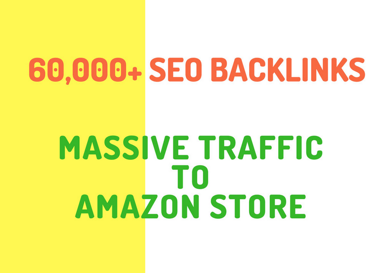 make 20,000 SEO backlinks for amazon store