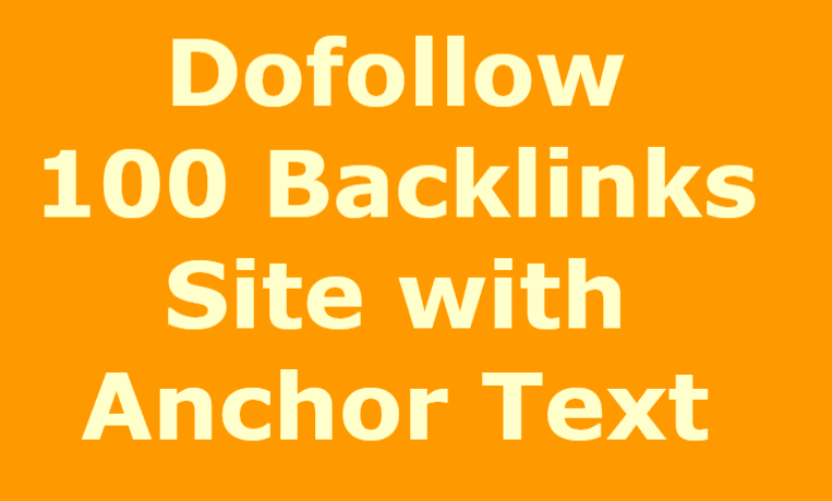seo backlinks 100 site dofollow with anchor text 